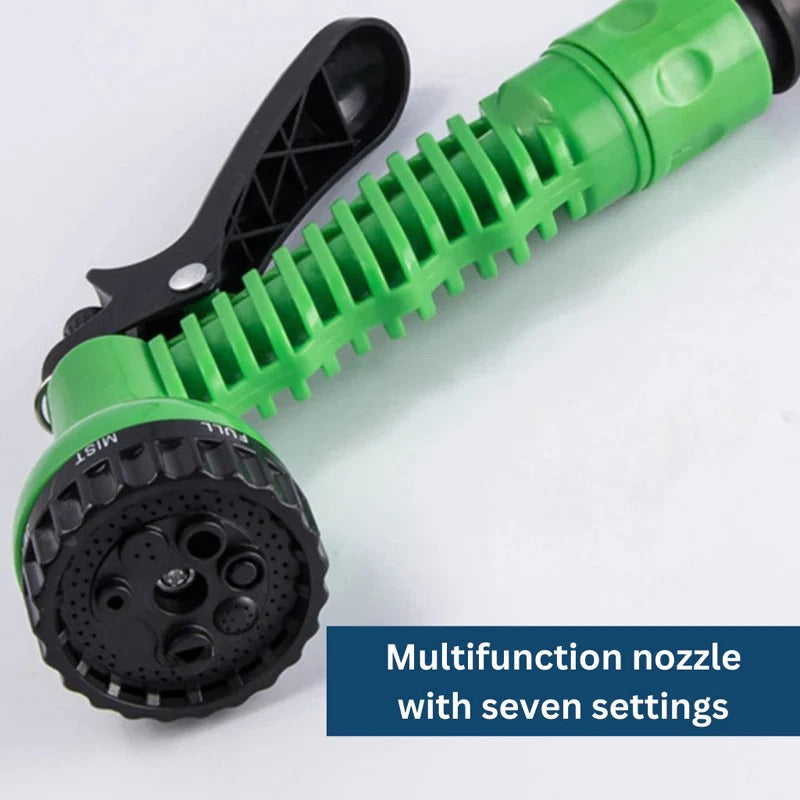 Flexible Expandable Garden Hose with Spray Nozzle