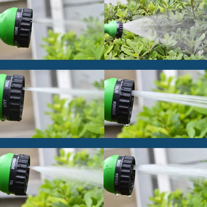 Flexible Expandable Garden Hose with Spray Nozzle
