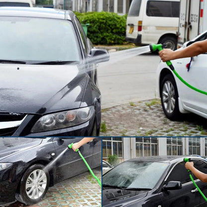Flexible Expandable Garden Hose with Spray Nozzle