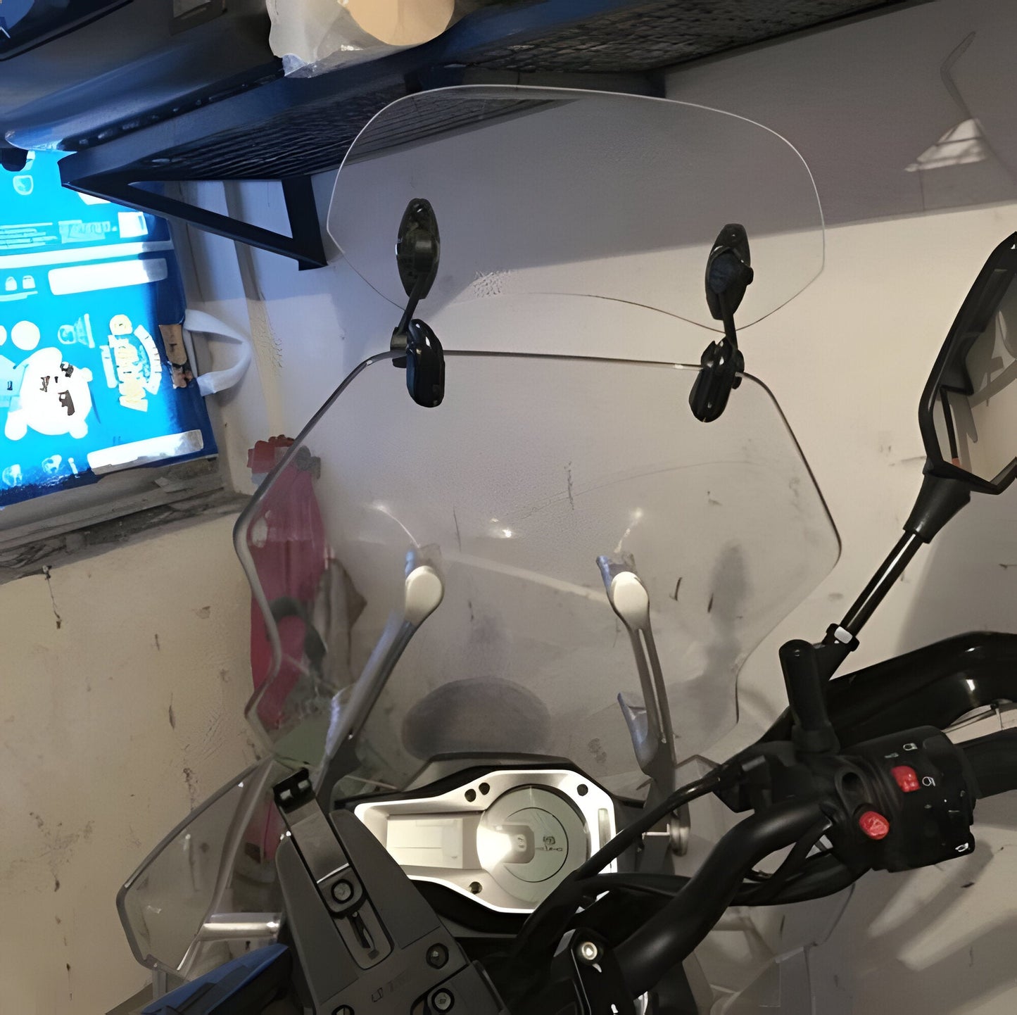 Adjustable Motorcycle Windshield Extension