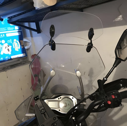 Adjustable Motorcycle Windshield Extension
