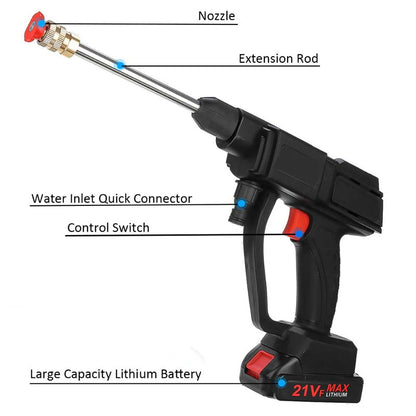 Cordless Pressure Washer – 12,000 RPM Motor | Includes 2 Batteries