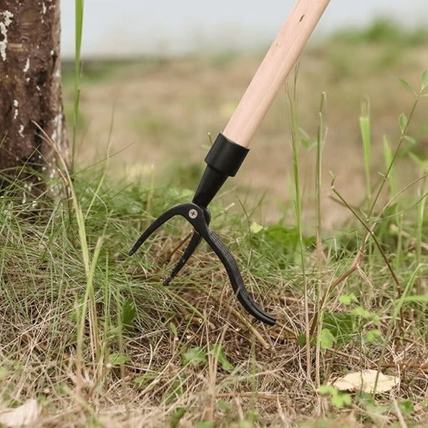 Stand Up Weed Puller Tool with Long Handle