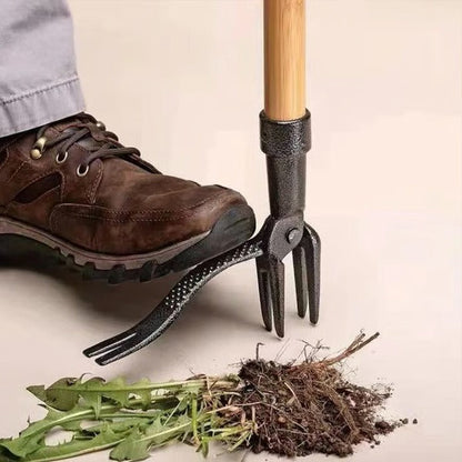 Stand Up Weed Puller Tool with Long Handle