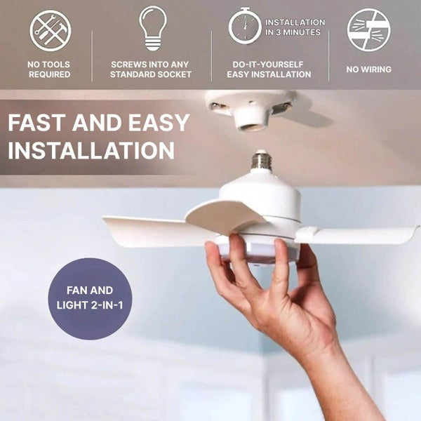 Modern Ceiling Fan with Remote Control