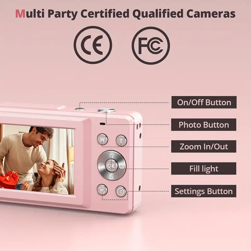 Retro Digital Camera for Photography Enthusiasts