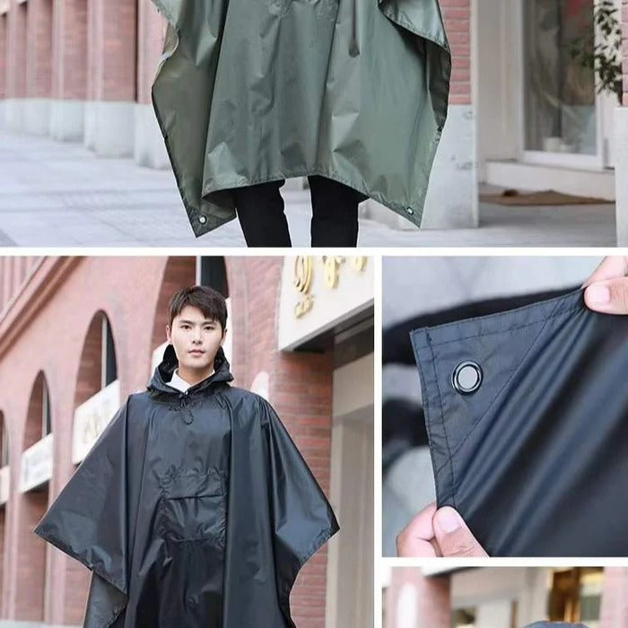 Waterproof Rain Poncho for Outdoor Activities