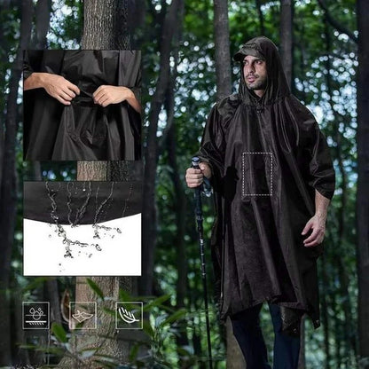 Waterproof Rain Poncho for Outdoor Activities