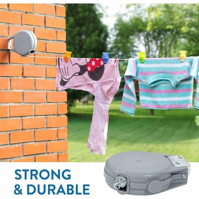 Retractable Washing Line with Swivel Mount