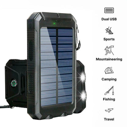 Waterproof Solar Power Bank Charger