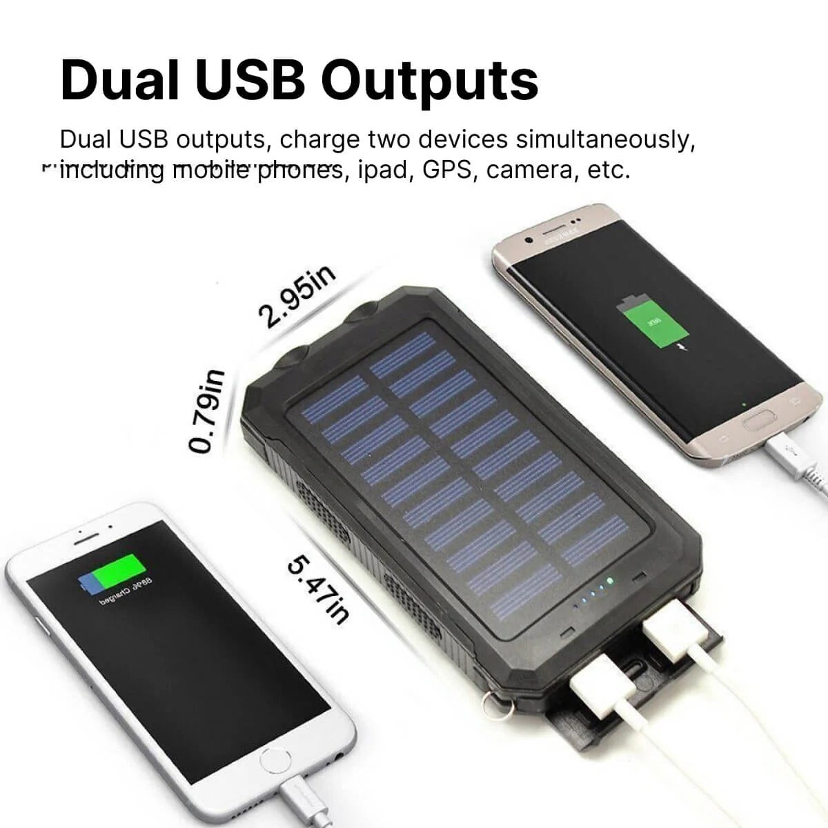 Waterproof Solar Power Bank Charger