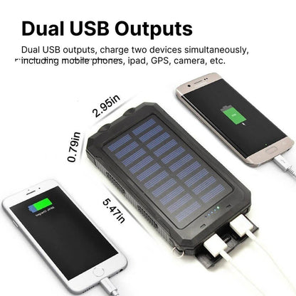 Waterproof Solar Power Bank Charger
