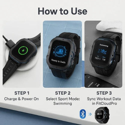 Waterproof Sports Watch for Men & Women
