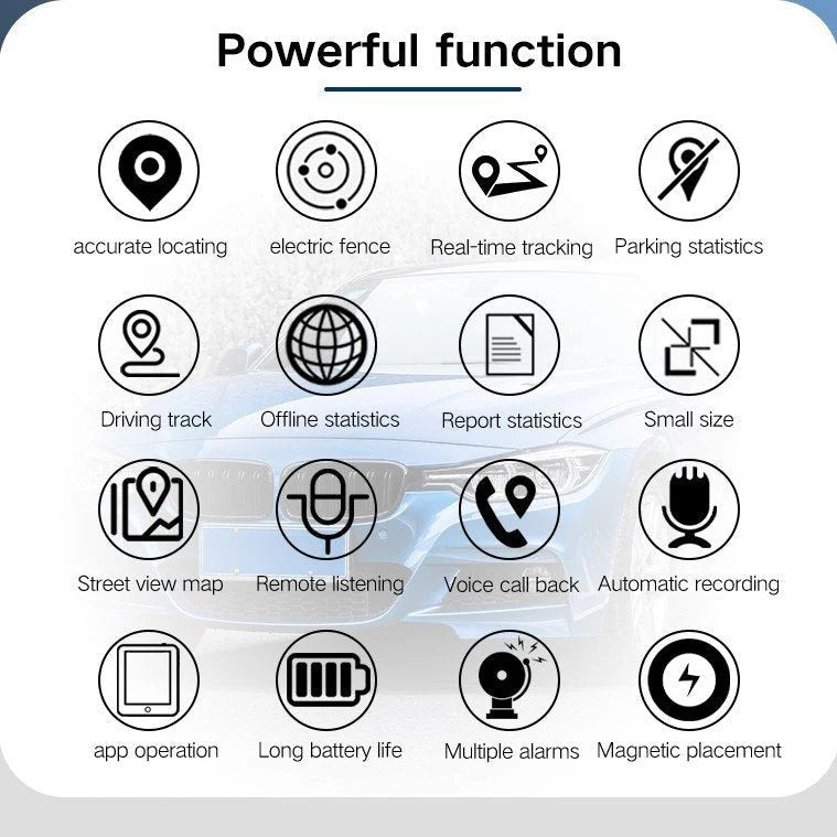 Mini Magnetic GPS Tracker for Cars & Pets