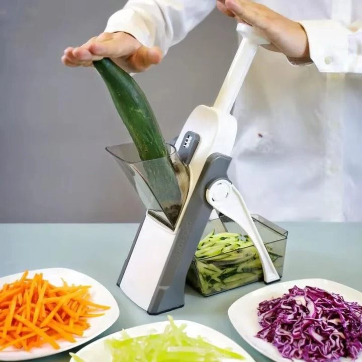 5-in-1 Vegetable Slicer with Collection Tray