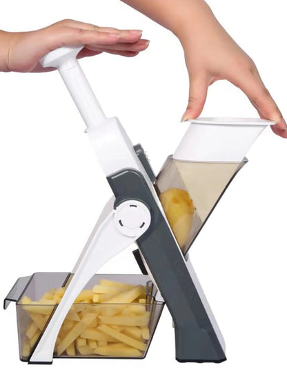 5-in-1 Vegetable Slicer with Collection Tray