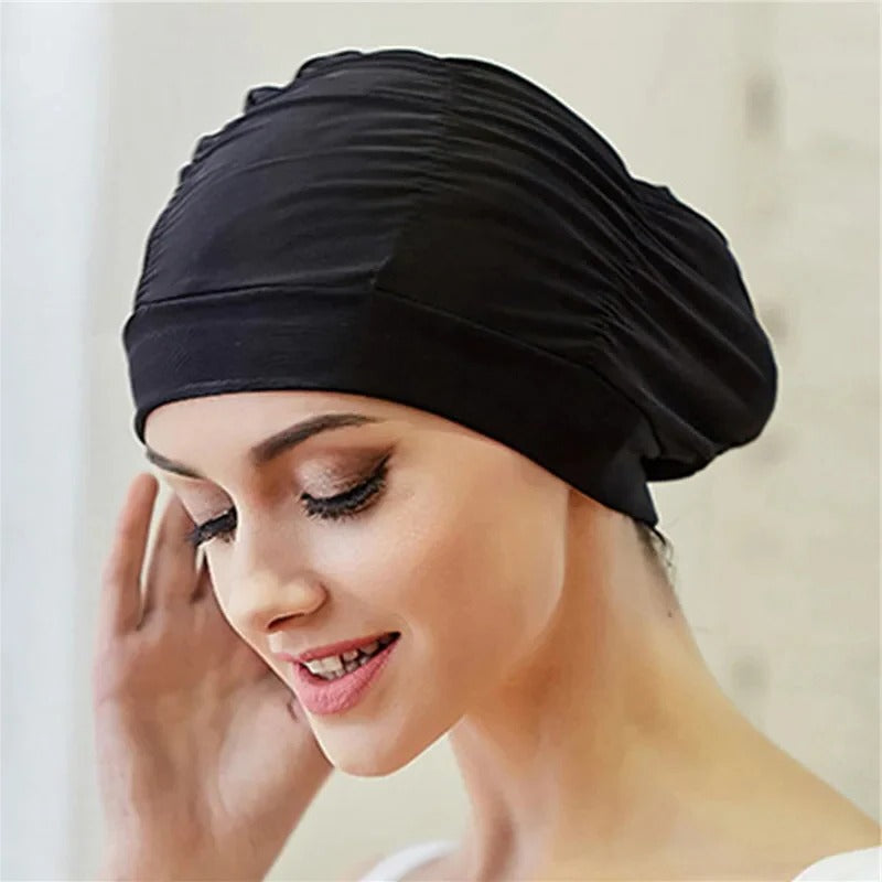 Stretch Swim Cap for Long Hair Protection