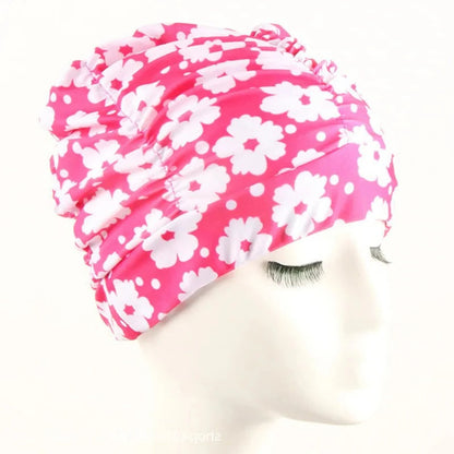 Stretch Swim Cap for Long Hair Protection
