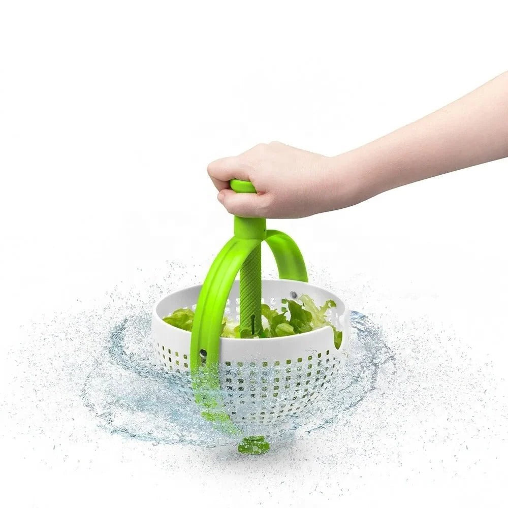 Salad Spinner Bowl with Drain Basket & Colander