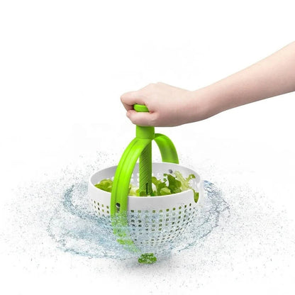 Salad Spinner Bowl with Drain Basket & Colander