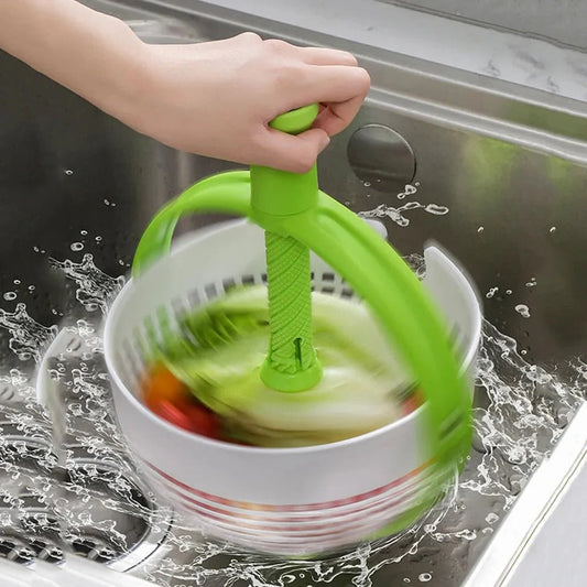 Salad Spinner Bowl with Drain Basket & Colander