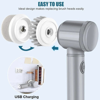 Turbo Spin Scrubber Electric Cleaning Brush