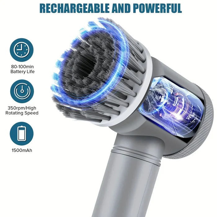 Turbo Spin Scrubber Electric Cleaning Brush