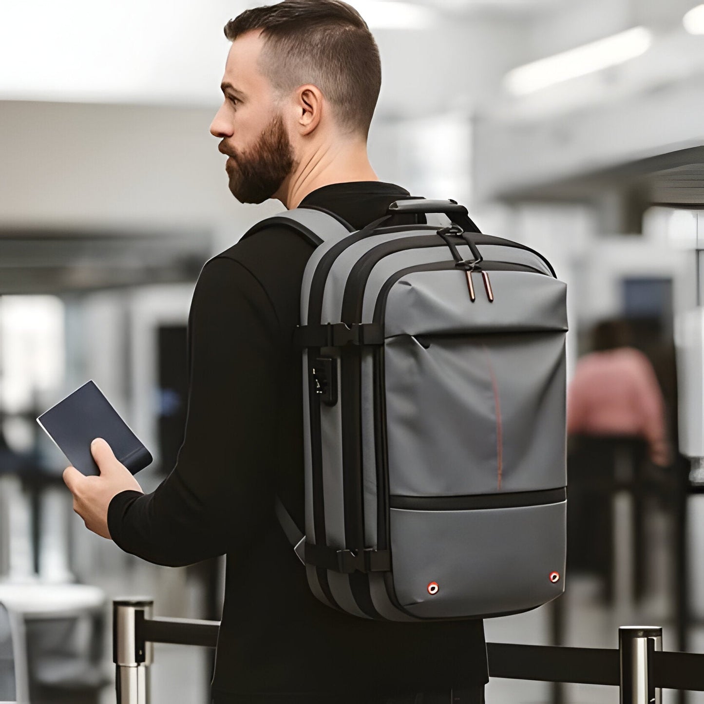 Travel Backpack with Internal Compression System