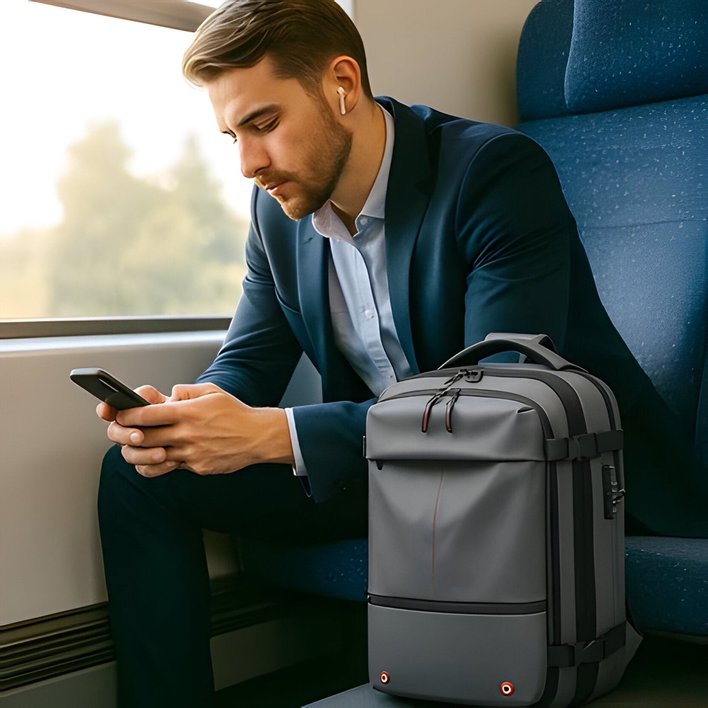 Travel Backpack with Internal Compression System