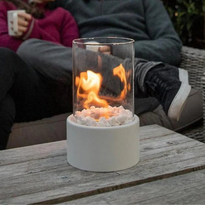 Portable Glass Tabletop Fire Pit Fireplace