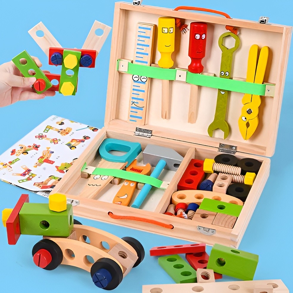 Kids Tool Box Play Set with Accessories