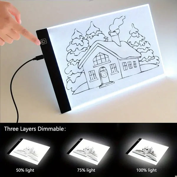 A4 LED Light Box for Tracing & Drawing