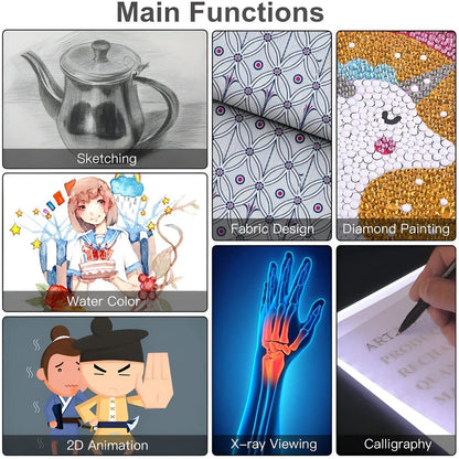 A4 LED Light Box for Tracing & Drawing
