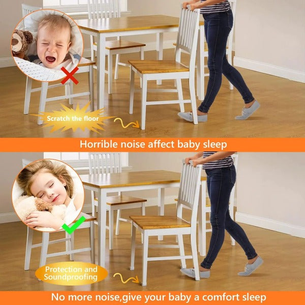 Square Silicone Chair Leg Floor Protectors