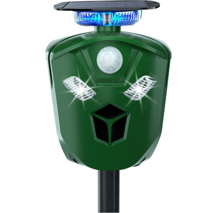 Solar Ultrasonic Animal Repeller 360° Coverage