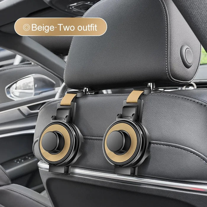 Car Seat Headrest Hooks for Extra Storage