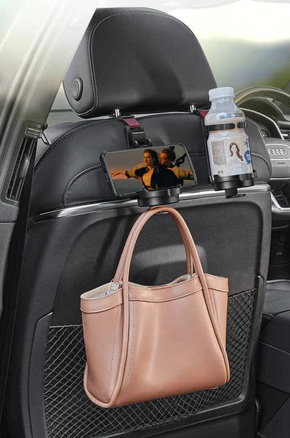 Car Seat Headrest Hooks for Extra Storage