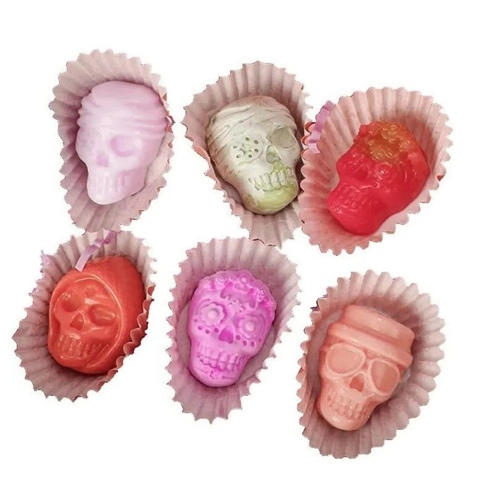 Skull-Shaped Silicone Ice Cube Tray