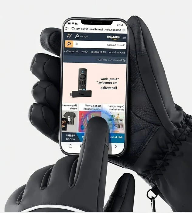 Rechargeable Heated Motorcycle Gloves