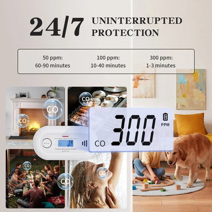 Smart Carbon Monoxide Detector with Alarm