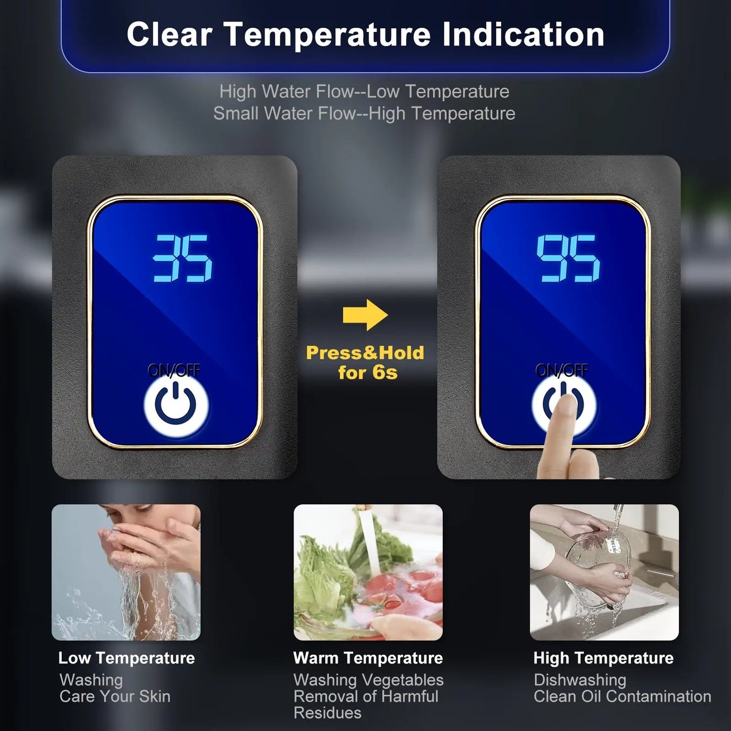 Instant Tankless Water Heater for Home