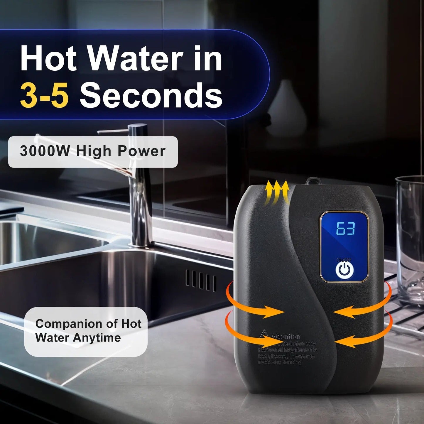 Instant Tankless Water Heater for Home