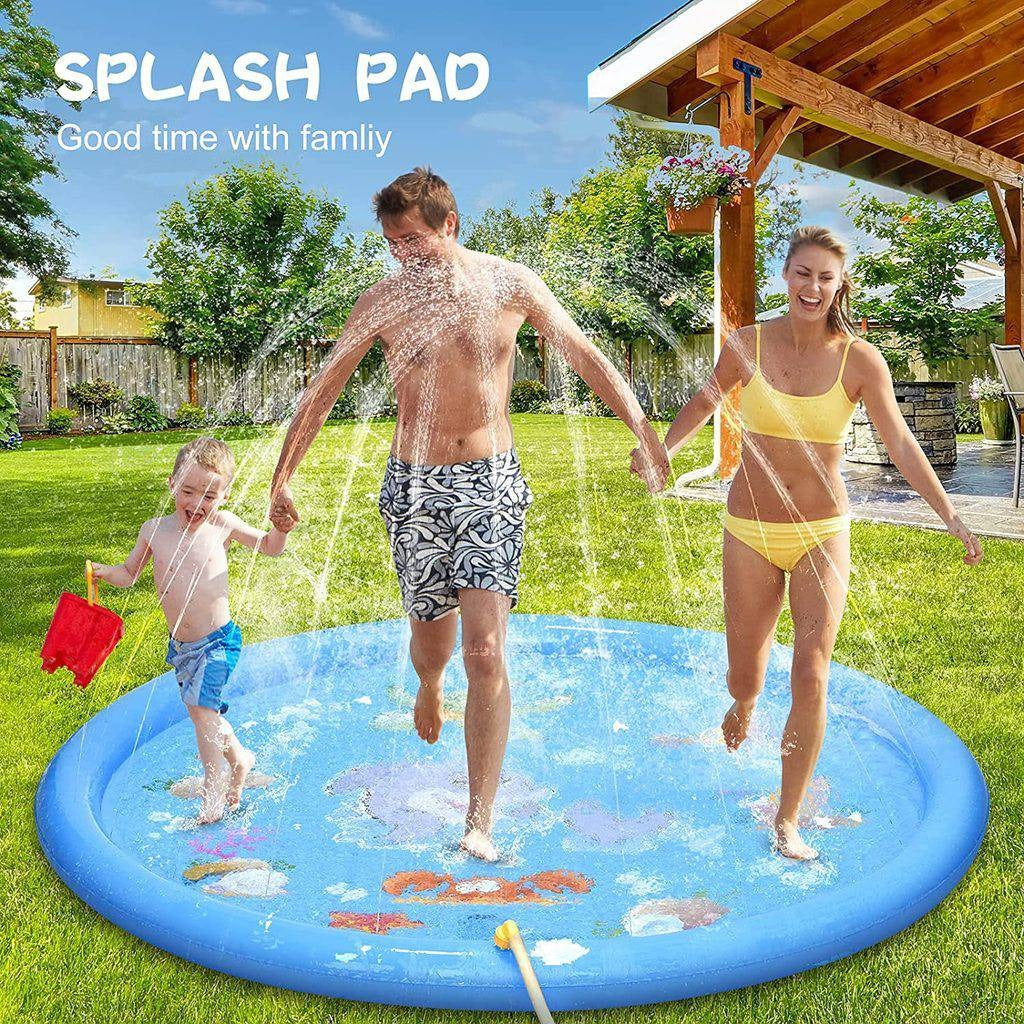 Sprinkler Splash Pad for Kids Outdoor Play