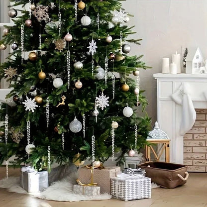 Christmas Icicle Hanging Ornament Decoration Set