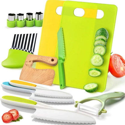 Kids Cooking Tool Set for Baking & Food Preparation