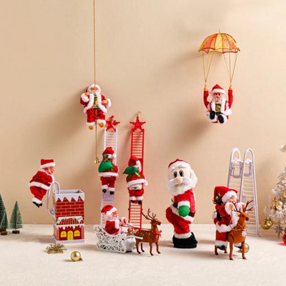 Climbing Santa Christmas Decoration