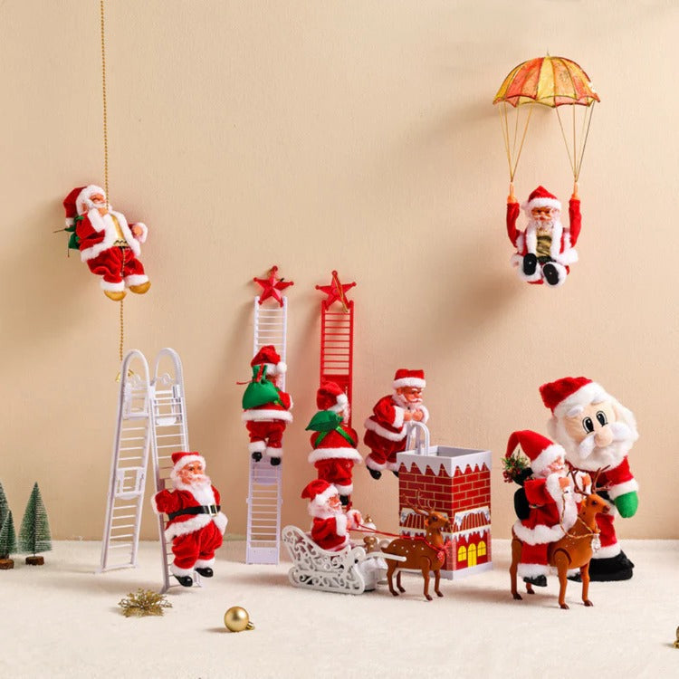 Climbing Santa Christmas Decoration