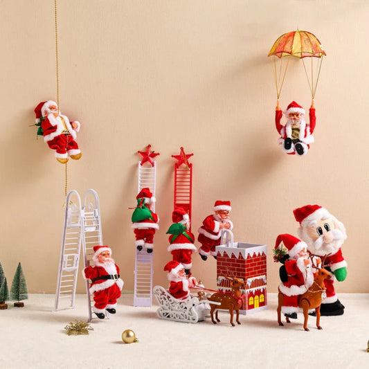 Climbing Santa Christmas Decoration