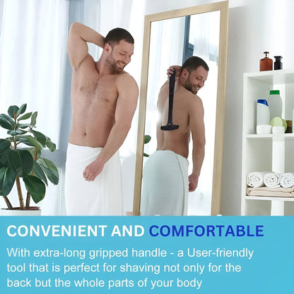 Long Handle Back Shaver for Men