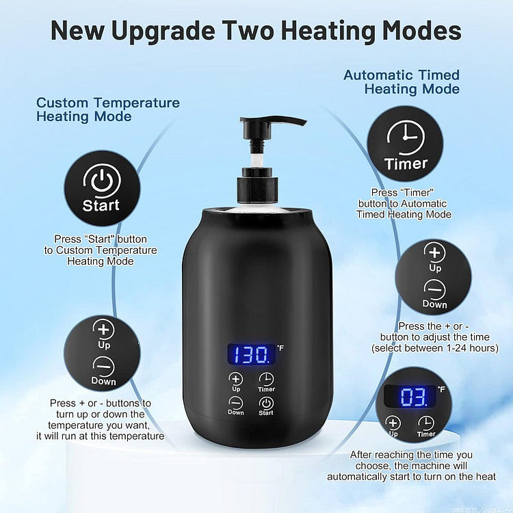 Electric Massage Oil Warmer for Spa Therapy